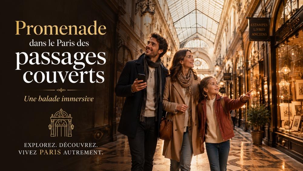 Aventure « Promenade dans le Paris des passages couverts » à Paris