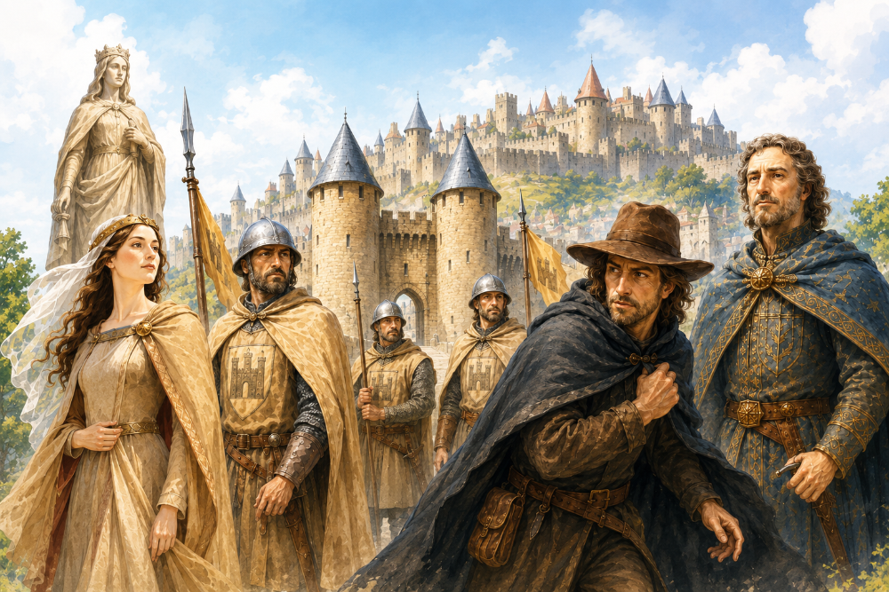Aventure « Le vol du Grimoire (thème Médiéval au coeur de Carcassonne) » à Carcassonne